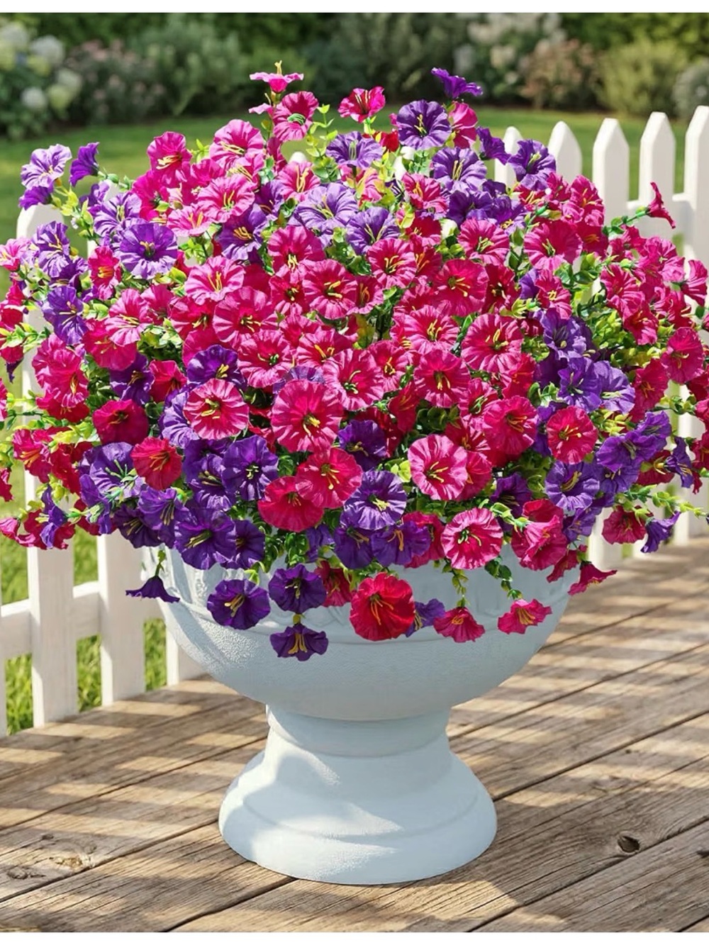 Pink & Purple Faux Floral Arrangement (no vase)